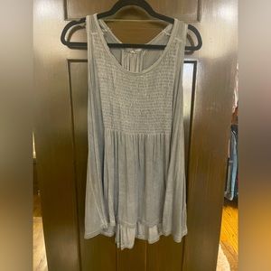 POL lace up tank